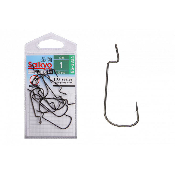 Крючки офсетные Saikyo BS-3324 Offset Hook