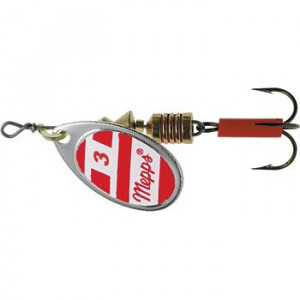 Блесна вращ. Mepps AGLIA White/Red, 3, SILVER Блесна вращ. Mepps AGLIA White/Red, 3, SILVER
