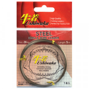 Поводковый материал Ushiwaka Steel Single Wire Lea..