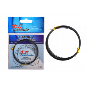 Поводочный материал Ushiwaka Titanium Single Wire, 10кг 5м Поводочный материал Ushiwaka Titanium Single Wire, 10кг 5м