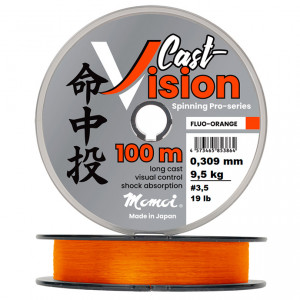 Momoi Cast Vision, 100 м, флуоресцентно-оранжевая (0,181 мм, 3,8 кг) Momoi Cast Vision, 100 м, флуоресцентно-оранжевая (0,181 мм, 3,8 кг)